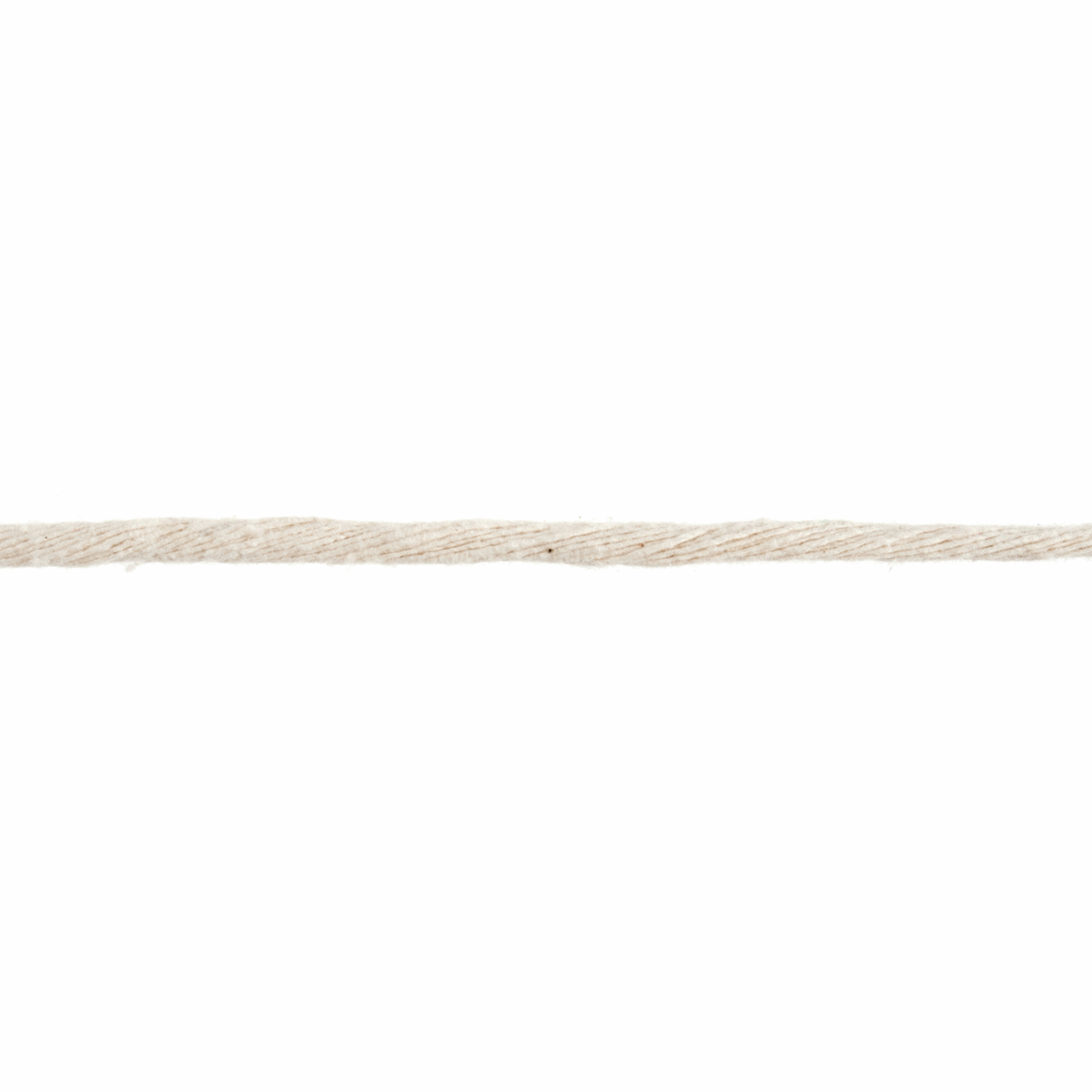 Cotton Macram Cord: 50m x 4mm: Natural
