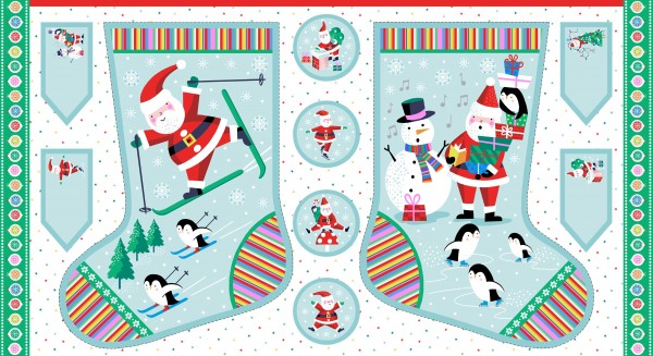 Makower │  Jolly Santa │ Large Stocking