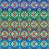 Pattern: 5603-11 Hexie Medallion Rainbow Multi,  Quantity: Half Metre
