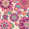 Pattern: Cream,  Quantity: Half Metre