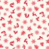 Pattern: Scatter Red,  Quantity: Half Metre