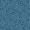 Pattern: 9720T PAISLEY TEAL BLUE,  Quantity: Half Metre