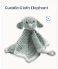 Pattern: CUDDLE CLOTH ELEPHANT