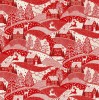 Pattern: 2355R SCANDI SCENIC RED,  Quantity: Half Metre