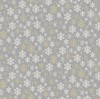 Pattern: 2358S SCANDI SNOWFLAKE SILVER,  Quantity: Half Metre