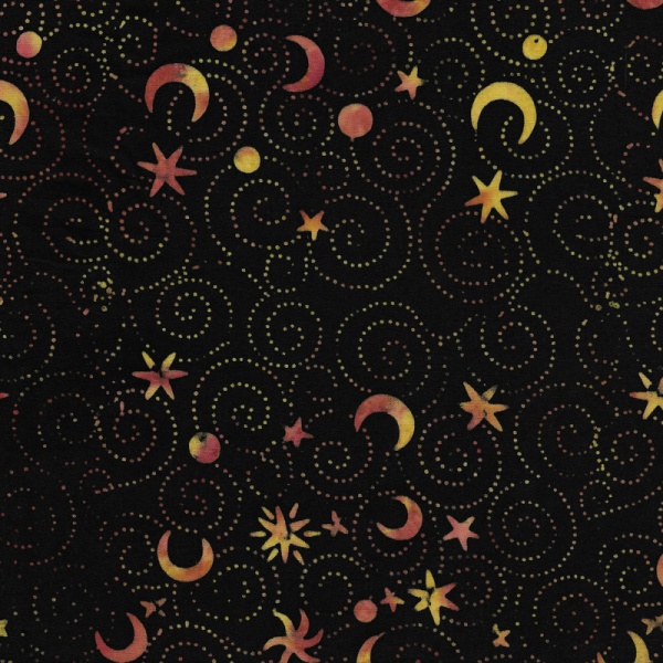 Makower Island Batiks │ Moon Swirls │ 2 Colours