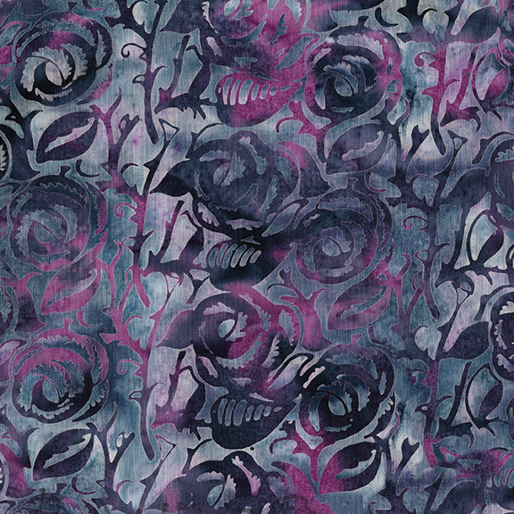 Makower Island Batiks │ Rose │ Rain