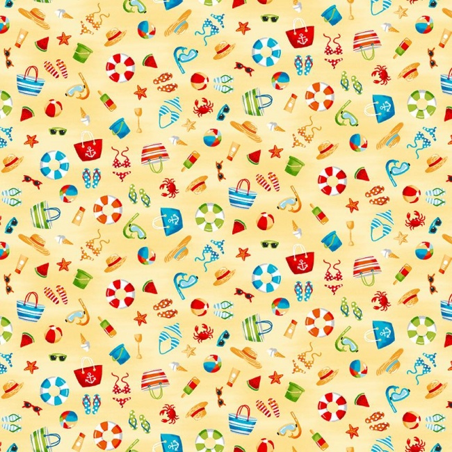 Makower │ By The Sea │ 3 Fabrics
