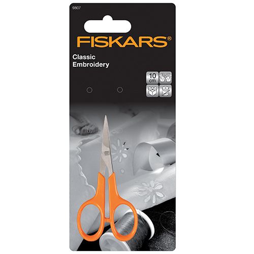 Fiskars - Classic Emboidery Scissors - 10cm