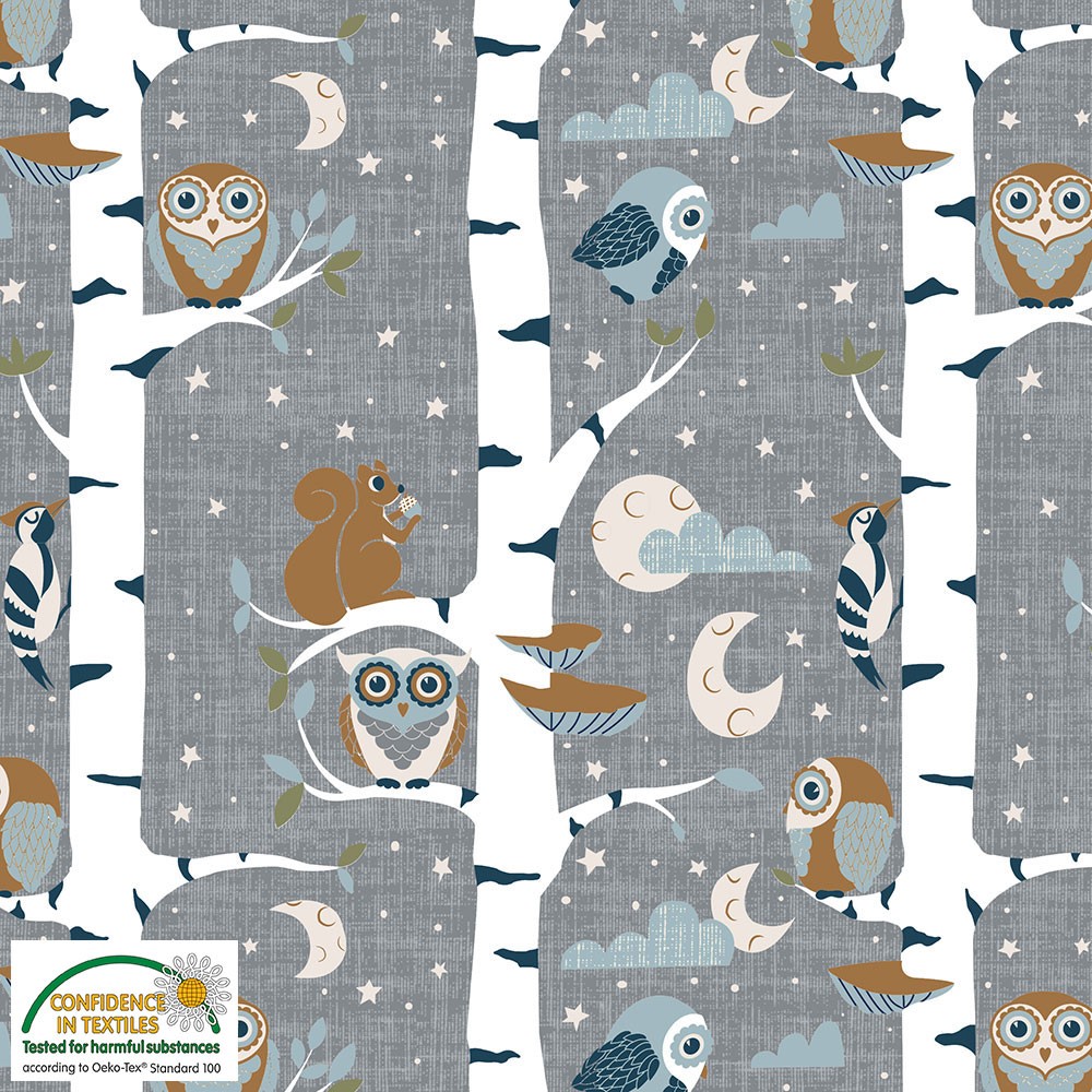 Stof - Hush-a-Bye Woods - 4500-8 (3 FABRICS)