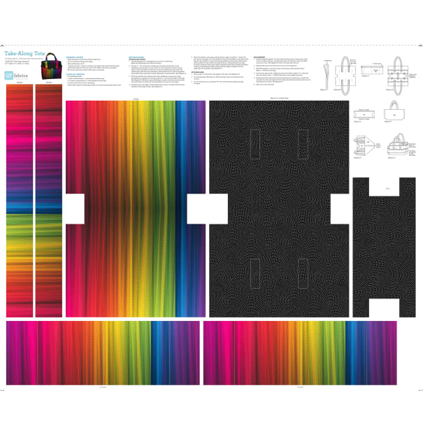 Sew & Go XII Panel(Take ALong Tote) Quilting Treasures