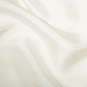 Habotai 100 % Silk Fabric - 90cm White