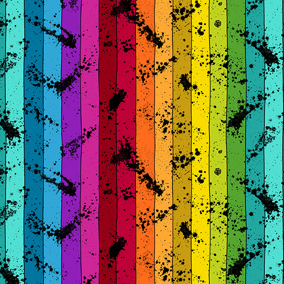 Buzzin' Around - Rainbow Stripe 9384X