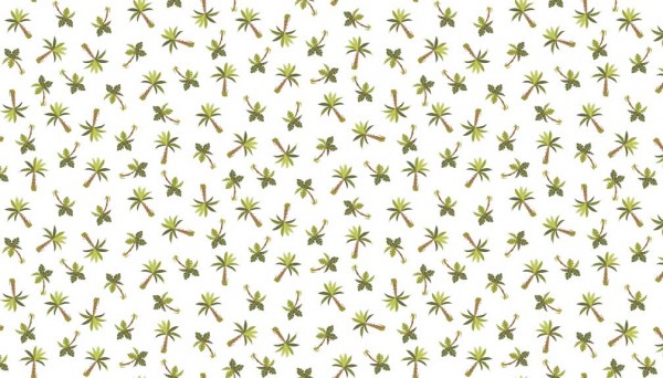 Makower - Rex - Palm Trees - Cream 1898/Q