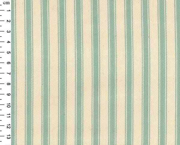 100% Cotton Canvas Ticking Stripe - 150cm Wide - Duck Egg JLC0118