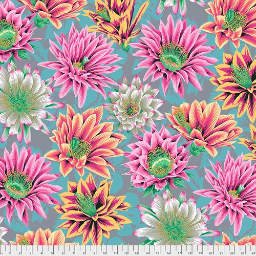 Freespirit │ Kaffe Fassett Collective │ Cactus Flower TAWNY