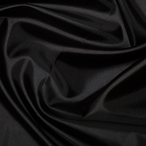 Habatai 100 % Polyester Fabric - 145cm Black