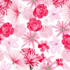 Clothworks - Baby Gone Wild Pink Floral