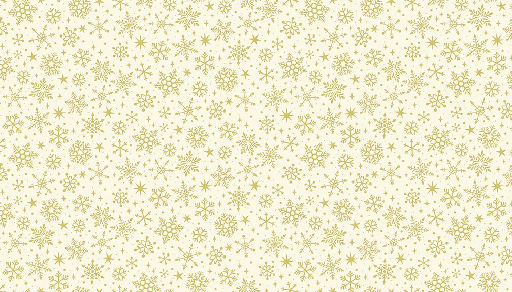 Yuletide Metallic Snowflake Cream - 2246/Q