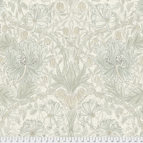 Pure Honeysuckle and Tulip IVORY - Mineral- Morris and Co