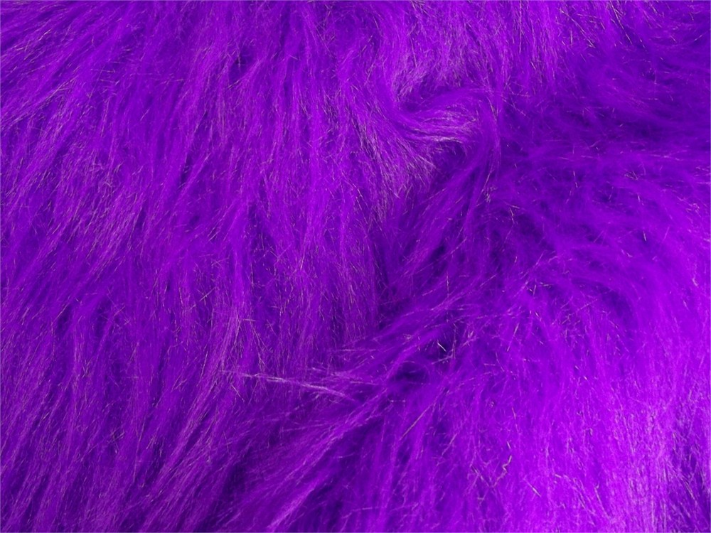 CRS Fabrics - Faux Fur - PURPLE AC356P