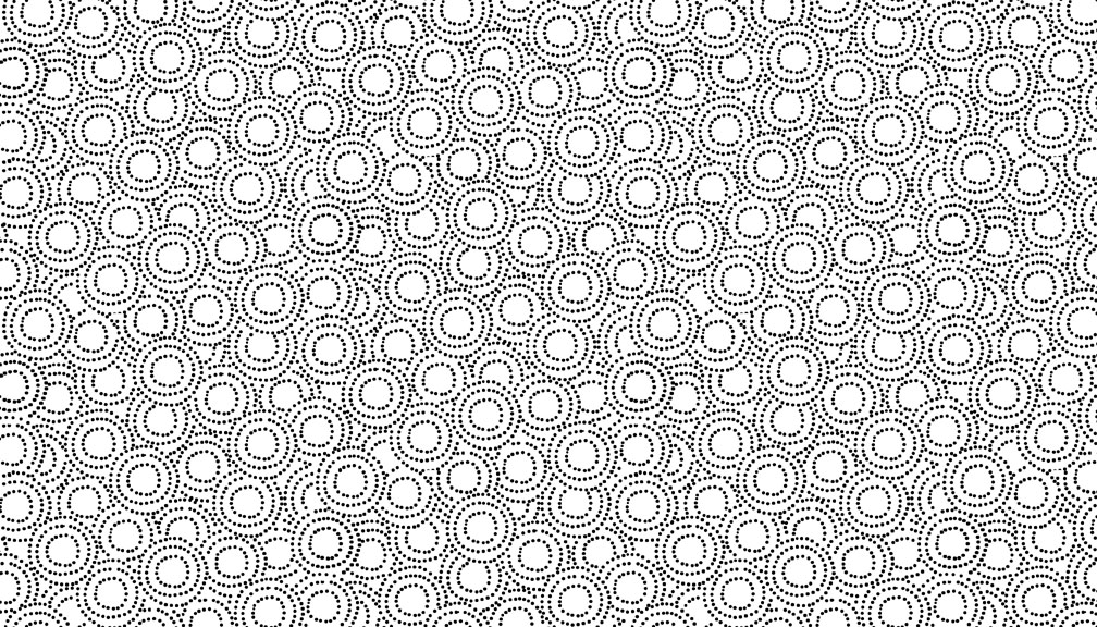 Monochrome - Dotty Scallop White -1831/W
