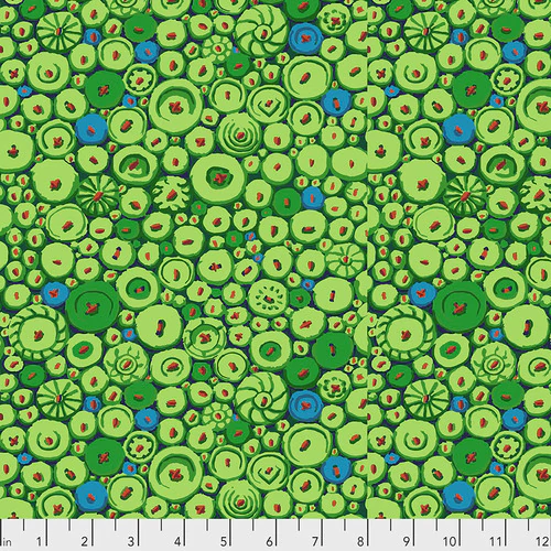 Freespirit │ Kaffe Fassett Collective │ Button Mosaic GREEN