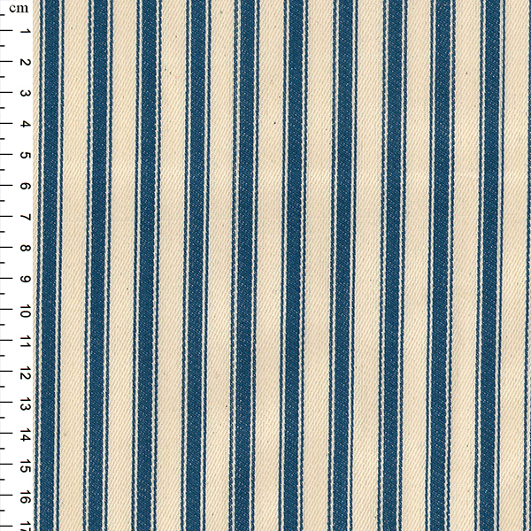 100% Cotton Canvas Ticking Stripe - 150cm Wide - Blue JLC0118