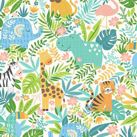 Makower │ In the Jungle │ 9 Fabrics