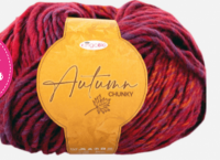 AUTUMN CHUNKY - KING COLE- YARN 100g - (8 COLOURS)