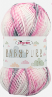 BABY PURE DK- KING COLE- YARN 100g - (5 COLOURS)