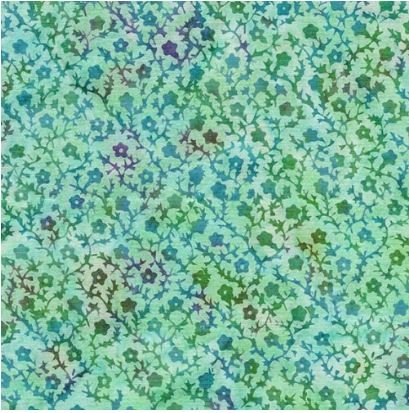 Makower Island Batiks │ Mini Floral Vine │ 3 Colours