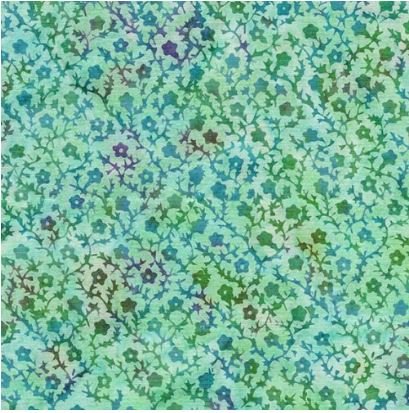 Makower Island Batiks │ Mini Floral Vine │ 3 Colours