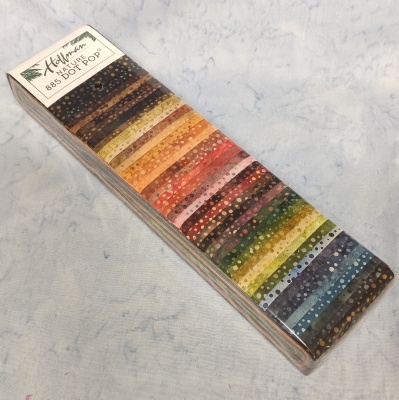 Hoffman │ Bali Pop │ 885 NATURE Batik 2.5'' Strips │ Jelly Roll Rollup Fab