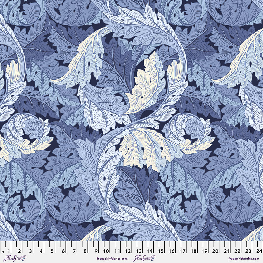Morris and Co │ Wandle │ Large Acanthus BLUE