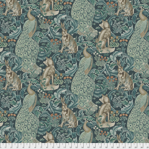 PWWM031-TEAL Forest- Standen- Morris and Co