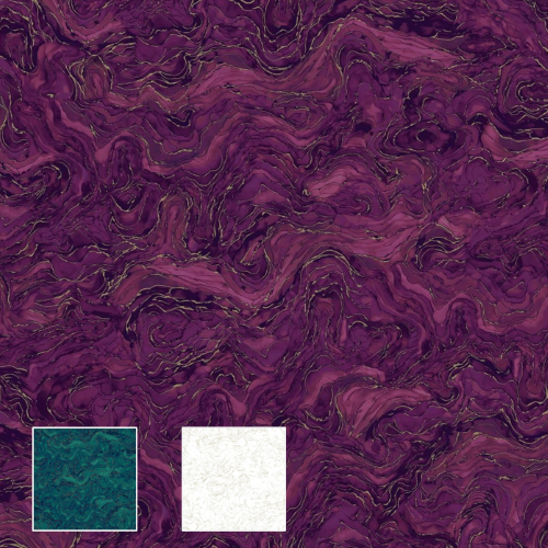 Northcott │ Midas Touch │ Wave Texture │ 3 Colours