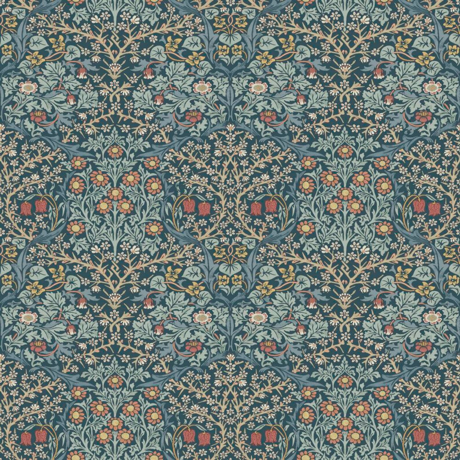 Morris and Co │ Granada │ Blackthorn INDIGO